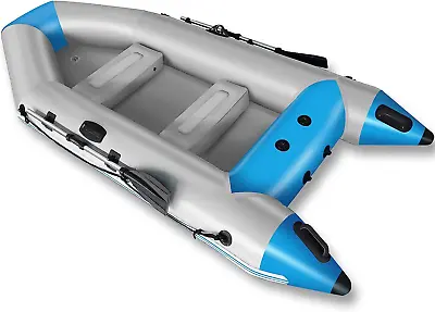 10 Ft Dinghy Boats 4 Person Inflatable Fishing Kayak Raft Sport Boat For Adults • $383.99