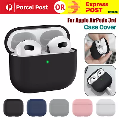 Silicone Shockproof Skin Cover Soft Case For Apple AirPods 3rd Generation 3 • $5.56