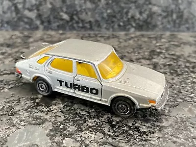 Majorette Saab 900 Turbo No.284 Vintage French Diecast Good Cond. 1983-84 Only • £3.50