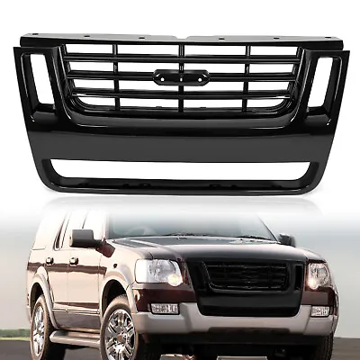 For Ford Explorer Sport Trac 2006-2010 Black Front Radiator Grille Assembly • $111.99