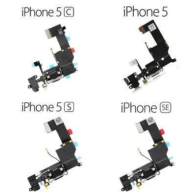 NEW IPhone 5 5C 5S SE Charging Port Dock Headphone Jack Microphone Replacement • £4.43