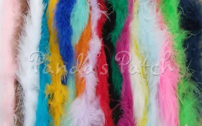 Marabou Soft Fluffy Feather String Swansdown Trim - Choose Length And Colour • £3.39