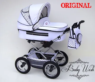 FANARI Pram Baby Fashion 2in1  3in1 CARRYCOT+ PUSHCHAIR + CAR SEAT+ ISOFIX BASE  • £469