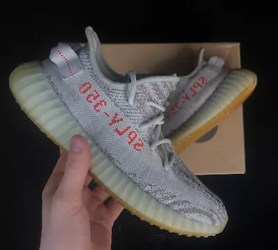 Size UK 7.5 - Adidas Yeezy Boost 350 V2 Low Blue Tint • £140