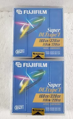 2 Fujifilm Super DLT Tape I 160GB/320GB 110GB/220GB - Made In Japan • $15.59