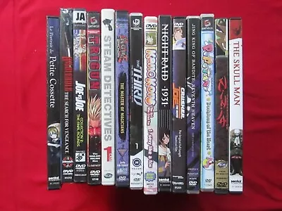 Large Bulk Anime DVD X14 Lot Complete/Part Series Volumes Seasons Movies • $29.99