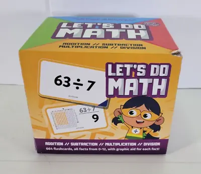 Math Flash Cards Addition Subtraction Multiplication Division For Parents Teache • $13.50