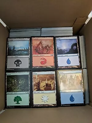 Huge Lot Of Over 4000 MTG Magic The Gathering Basic Land Cards • $0.92