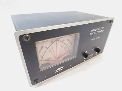 MFJ Model MFJ-816 Deluxe HF SWR Wattmeter For Ham Radio VINTAGE CLEAN • $50