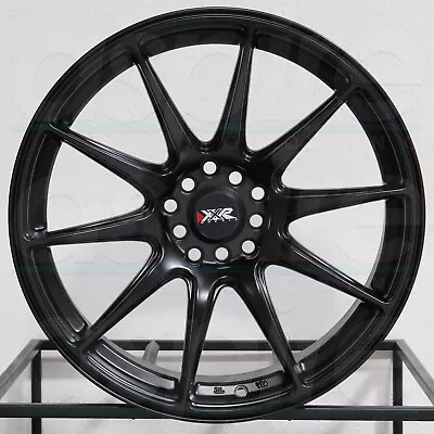 4-New 17  XXR 527 Wheels 17x8.25 5x100/5x114.3 25 Flat Black Rims 73.1 • $859