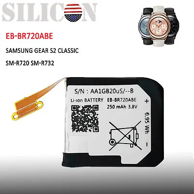 Replacement Battery EB-BR720ABE For Samsung Gear S2 Classic SM-R720 SM-R732 • $9.49