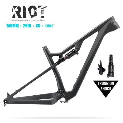Mountain Bicycle XC Frame Carbon Full Suspension 29er Boost Frame ROCKSHOX Shock • $946.39