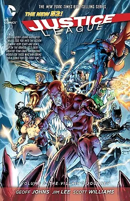 DC Justice League TPB Vol 2 Villain's Journey THE NEW 52! Graphic Novel NEW • $12.95