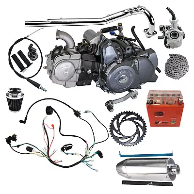 Lifan 125cc Electric Start Engine Motor Pit Trail Bike CRF50 XR70 Z50 ATC70 CT70 • $639.08