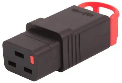 IEC Lock+ Locking Rewireable IEC C19 Connector - PA190100BK • £11.69