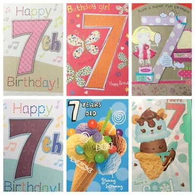 7th Birthday Card  • £1.68