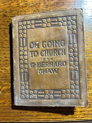 Little Leather Library Vintage Mini Book - On Going To Church - G. Bernard Shaw • $6
