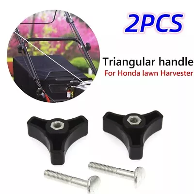 Garden Triangle Handle Knob Wing Nut Screw Bolts For Honda Lawn Mower Machines • £5.75