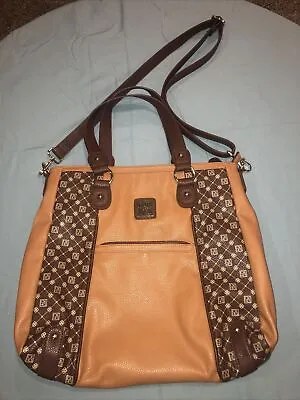 $9.99 • Buy Jose Hess Tan Brown Handbag Leather Purse Shoulder Bag F20 