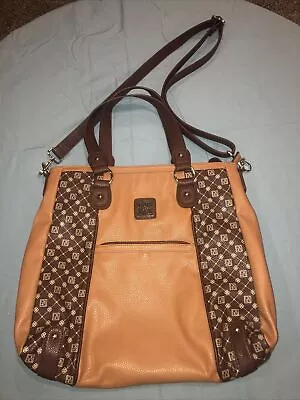 $9.99 • Buy Jose Hess Tan Brown Handbag Leather Purse Shoulder Bag F20 