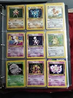 MEWTWO Huge Binder Collection Lot Of 175 Pokemon Cards Vintage Holos! • $91