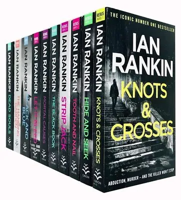 £26.72 • Buy Ian Rankin Inspector Rebus Series Collection 10 Books Set Knots And Crosses