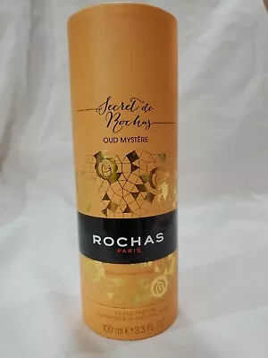 $47.99 • Buy USED Secret De Rochas Oud Mystere By Rochas Eau De Parfum Women 3.3 FL Oz 100 ML