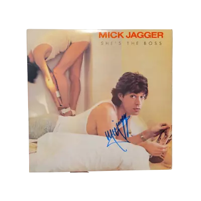 Mick Jagger Signed Lp She's The Boss • $100