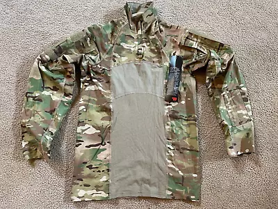 USGI MASSIF 1/4 Zip Combat Shirt OCP Camo Small New • $39.99