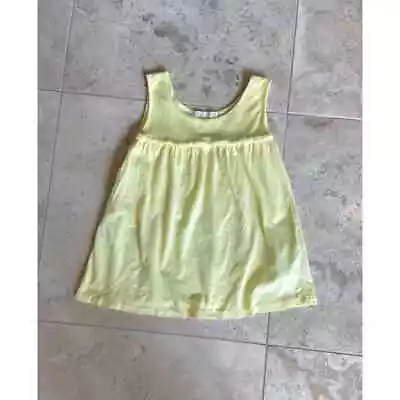 Zara Girls Soft Collection NWOT Yellow Sleevelss Top 7/8yrs • $14