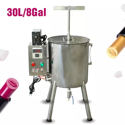 15/30L Heating Mixing Stirring Tank Filler Lipstick Candle Cream Filling Machine • $608