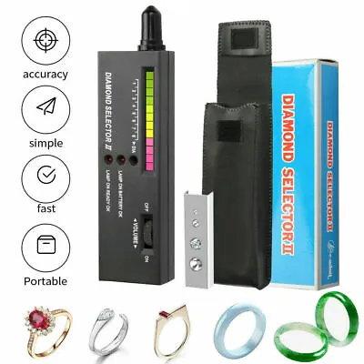 Gold Silver Diamond Tester Selector Gemstone Testing Kit Digital Electronic Tool • $13.59