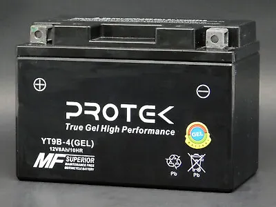 YT9B-BS CT9B Maintenance Free 12V Gel Battery For 01-05 Yamaha YZF R6 06-09 R6s • $45.99