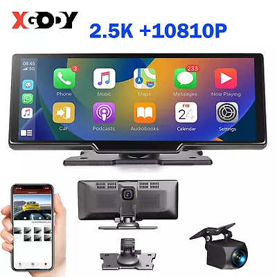 $144.99 • Buy Dash Cam CarPlay 9.3'' 2.5K Car Video Recorder Wireless Android Auto WIFI & APP