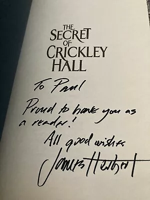 James Herbert: The Secret Of Crickley Hall: Signed Uk First Edition Hardcover 1/ • £85