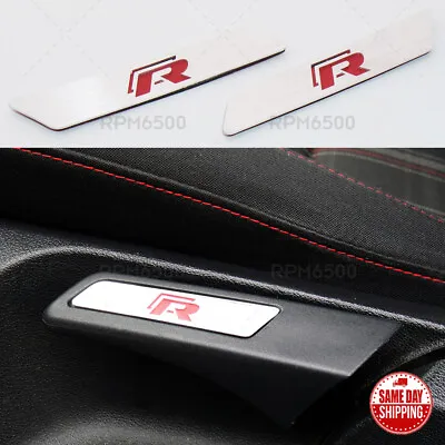 Aluminum Golf R Seat Lift Wrench Insert Trim Emblem For VW MK5 MK6 MK 5 6 - Red • $14.99