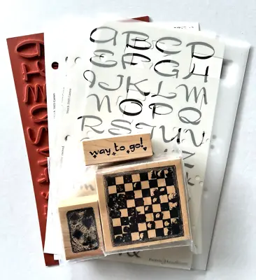 Club Scrap  - Vintage/Rare - March 2003 Games Stamps Alphabet Stamps And Extras • $15