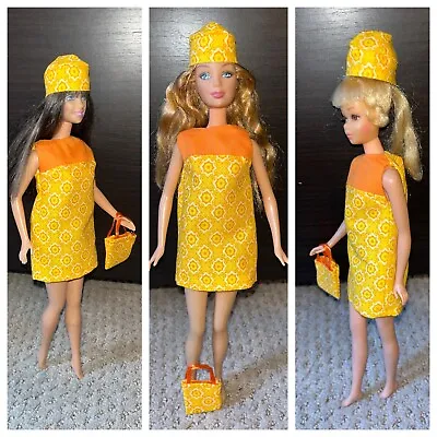 OOAK Barbie Clothes MOD Inspired Outfit - Fits Barbie Vintage Barbie & Francie • $10.50