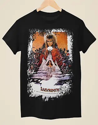 Labyrinth - Movie Poster Inspired Unisex Black T-Shirt • £14.99