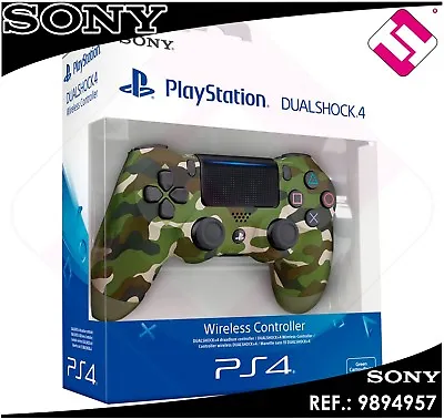 $347.63 • Buy Command PS4 Dualshock Camo Green Original PLAYSTATION 4 Sony Green Wireless