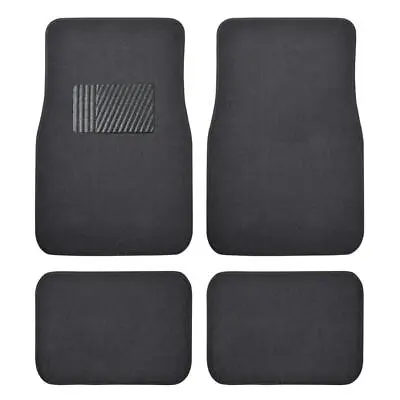 Charcoal 4pcs Carpet Floor Mats Liners For Car SUV Auto SUV Van Motors Full Set • $19.99