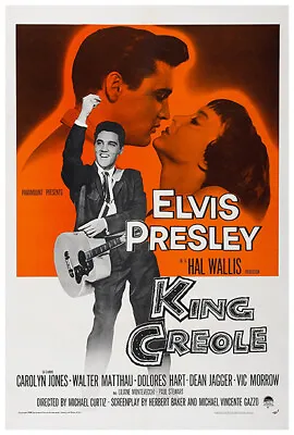 King Creole - Elvis Presley - 1958 - Movie Poster - US Version • $26.99