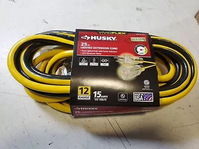 25 Ft. 12/3 Heavy Duty Indoor/Outdoor Extension Cord Yellow • $24.95