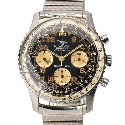 Vintage Breitling 809 Navitimer Cosmonaute Venus 178 Chronograph Watch Stunning • $6299.99