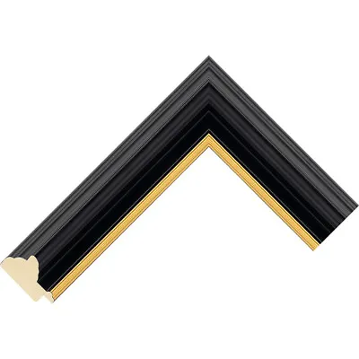 MODERN 35mm BLACK AND GOLD PHOTO/PICTURE/CERTIFICATE FRAME(AJ267)-2022/3 • £114.99