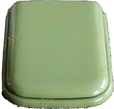 Ideal Standard Michelangelo Seat & Cover In Avocado   ORIGINAL NO HINGES • £249.95