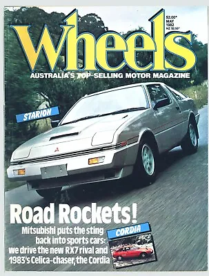 Wheels 1982 May Magazine  Starion Mercedes 380SEC RR Silver Spirit Renault R9 • $13.45