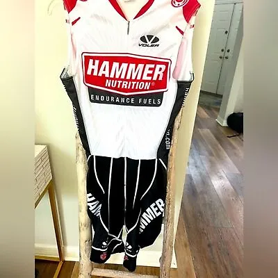 Men’s Voler California Team Apparel Hammer Cycling Raglan Triad Bib Sz Medium • $50