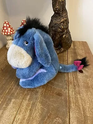 Vintage Disney Store Eeyore Soft Toy 10” Winnie The Pooh Excellent Condition • £14.99