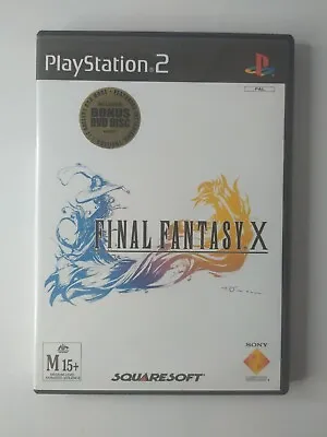 Final Fantasy X 10 PS2 - Playstation 2 - Free Domestic Postage  • $19.97